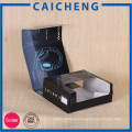 Electronics packaging folding black corrugated box for earphone